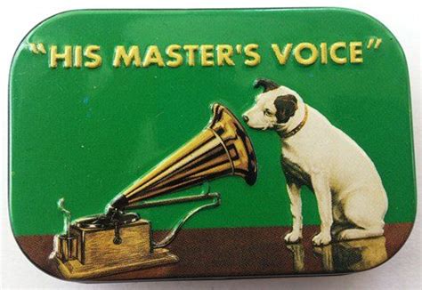 "His master's voice" | His masters voice, Vinyl record shop, Antique trade sign