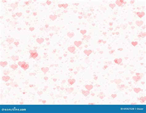 Red Hearts Watermark Backgrounds Stock Illustration - Illustration of romantic, abstract: 69367528