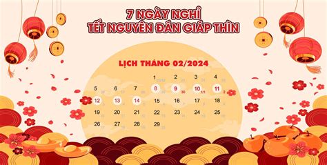 Lịch nghỉ Tết Nguyên Đán - Tết 2024 được nghỉ bao nhiêu ngày?