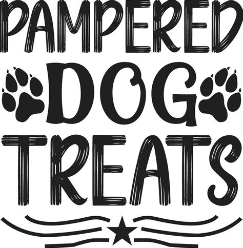 pampered dog treats 31093800 Vector Art at Vecteezy