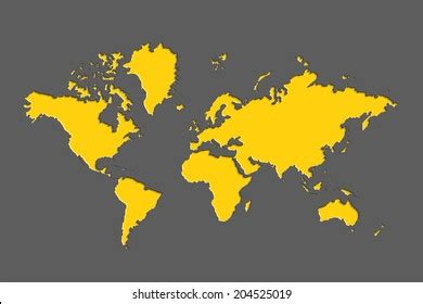 68,885 World Map Yellow Images, Stock Photos & Vectors | Shutterstock