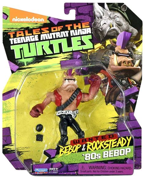 Teenage Mutant Ninja Turtles Tales of the TMNT Wanted Bebop Rocksteady 80s Bebop Action Figure ...