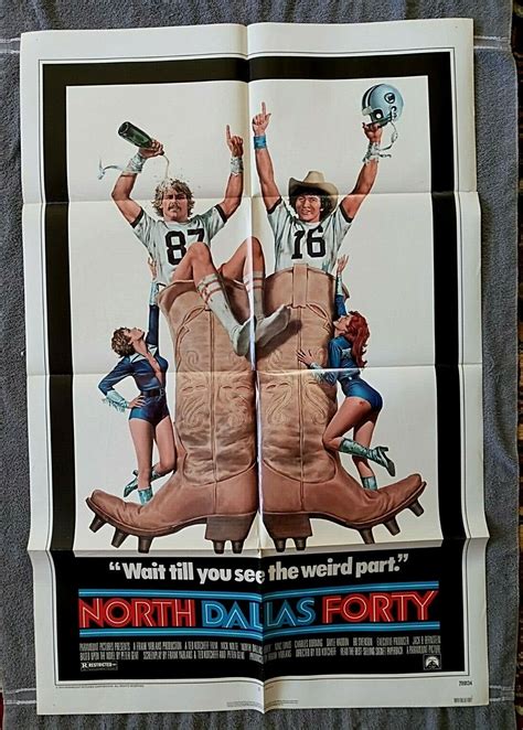 North Dallas Forty Movie Poster FOOTBALL Mac Davis NICK NOLTE Dayle Haddon 1979 | eBay