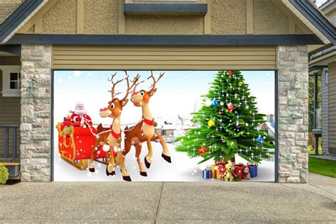 Christmas Decor for Garage Door Santa Claus Garage Door - Etsy