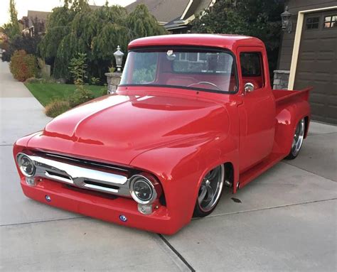 Omg! I quite simply fancy this paint color for this car #1954fordf150 | Ford trucks, Ford pickup ...