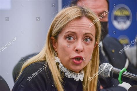 Giorgia Meloni Party Leader Editorial Stock Photo - Stock Image ...