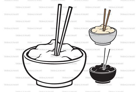 Chinese Food and Chopsticks Graphic by TribaliumArt · Creative Fabrica