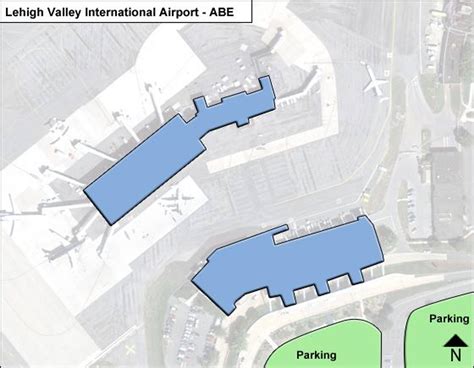 Lehigh Valley Airport Map | ABE Terminal Guide