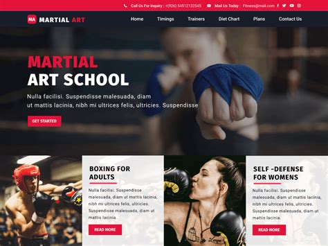 Martial Arts Training – WordPress theme | WordPress.org