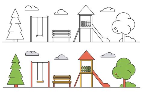 Playground Drawing Images - Free Download on Freepik