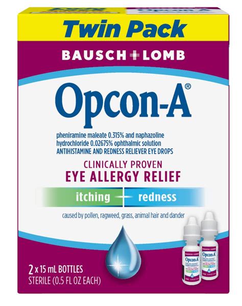 Opcon-A Eye Drops 15 ml, 2 Count- Buy Online in India at Desertcart ...