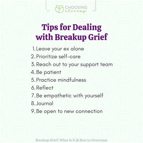 9 Tips for Overcoming Breakup Grief