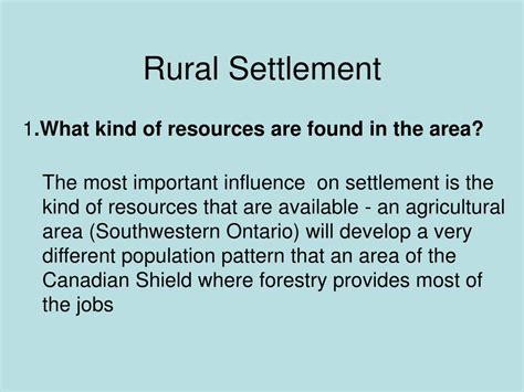 PPT - Rural Settlement Patterns PowerPoint Presentation, free download - ID:1306684