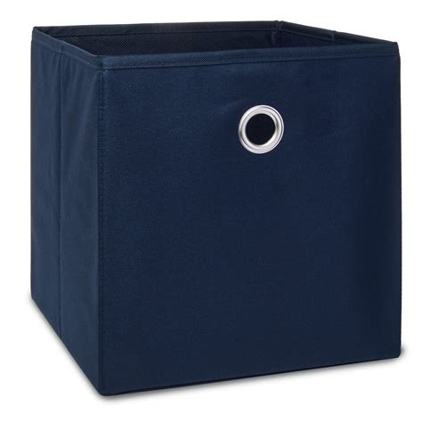 Mainstays Collapsible Fabric Cube Storage Bins (10.5" x 10.5"), 4 Pack ...