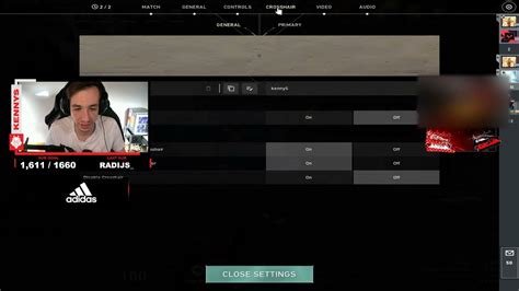 KennyS valorant crosshair settings Full - YouTube