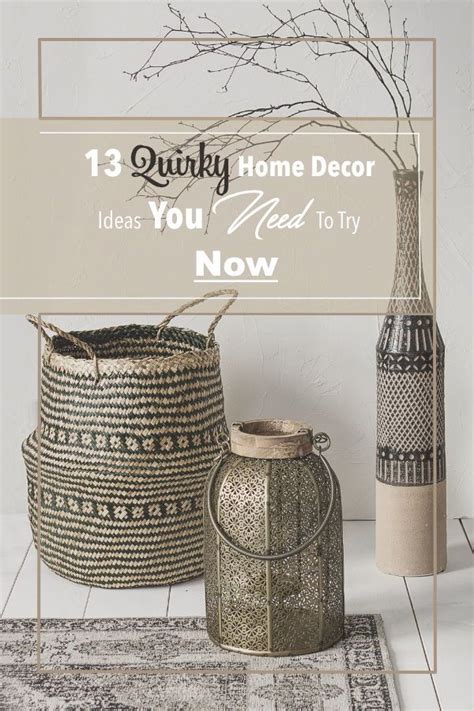 13 Quirky Home Décor Ideas You Need To Try - Vaunt Design | Quirky home ...