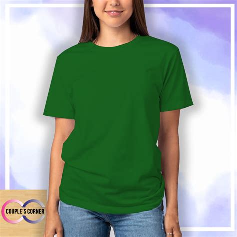 YALEX High Quality Plain T shirt Emerald Green shirt Unisex shirts Fast delivery | Lazada PH