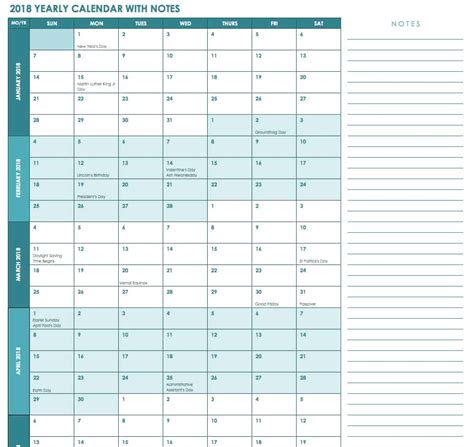 Free Blank Calendar Templates - Smartsheet