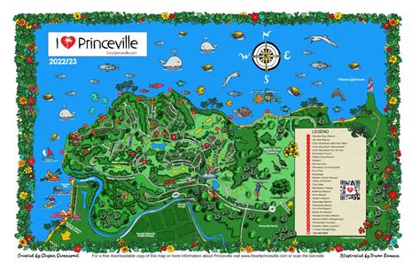 Awesome Princeville Map. More than 28 Princeville highlights