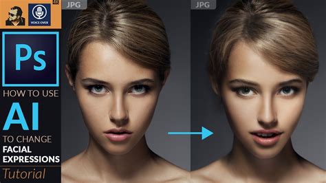 How to use AI in Photoshop to manipulate Facial Expressions | Tutorial - YouTube