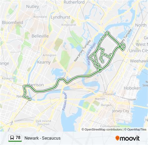 78 Route: Schedules, Stops & Maps - Secaucus (Updated)