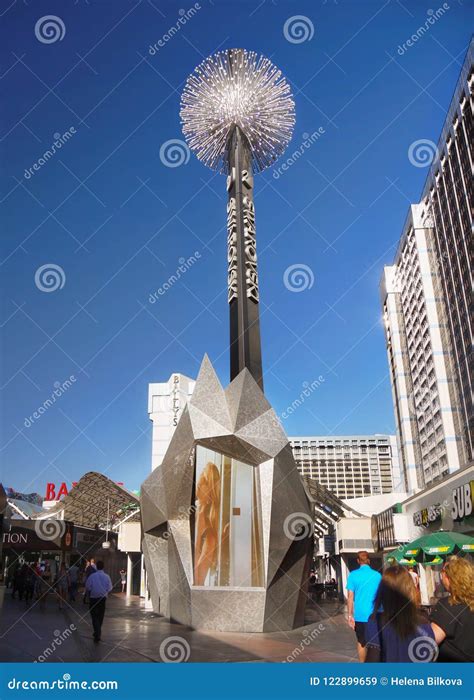 Las Vegas Strip Buildings Attractions, Nevada Editorial Stock Image ...