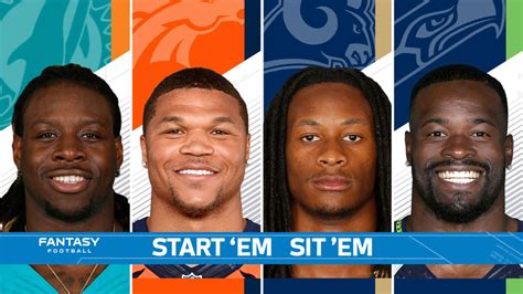 Start 'Em, Sit 'Em Week 10: Running backs