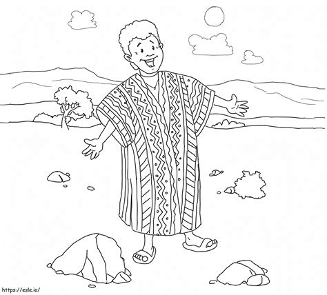 Joseph Coat Of Many Colors coloring page