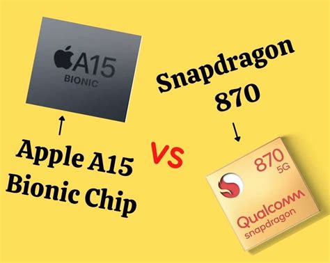 A15 Vs Snapdragon 870 Important Updates