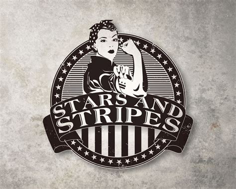 Erik Dean Design: Stars & Stripes Logo