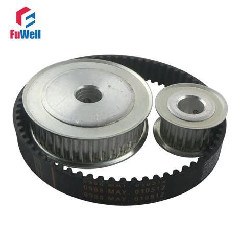 HTD 5M Reduction Timing Belt Pulley Set 20T:60T 1:3/3:1 Ratio 80mm Center Distance Toothed ...