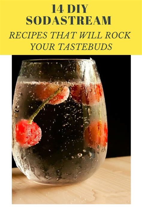 14 DIY Sodastream Recipes That Will Rock Your Tastebuds in 2020 (With images) | Soda stream ...