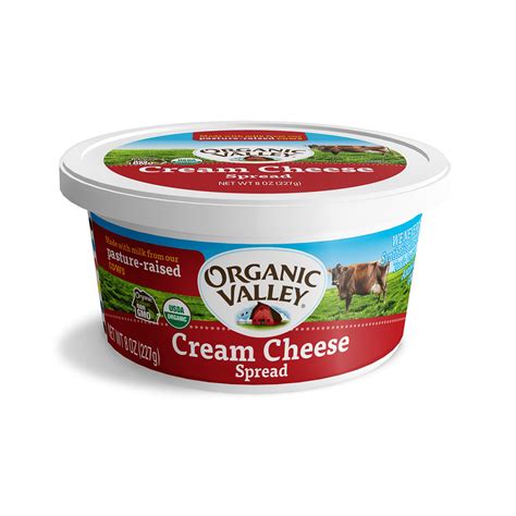 Organic Valley, Organic Cream Cheese Spread, 8 oz Tub - Walmart.com