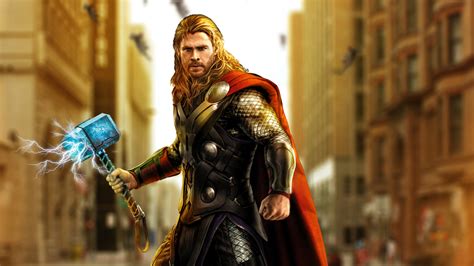 Avengers Age Of Ultron Thor Artwork Wallpaper,HD Superheroes Wallpapers,4k Wallpapers,Images ...