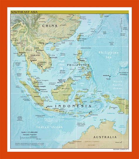 Political Map Of Southeast Asia Southeast Asia Asia M - vrogue.co