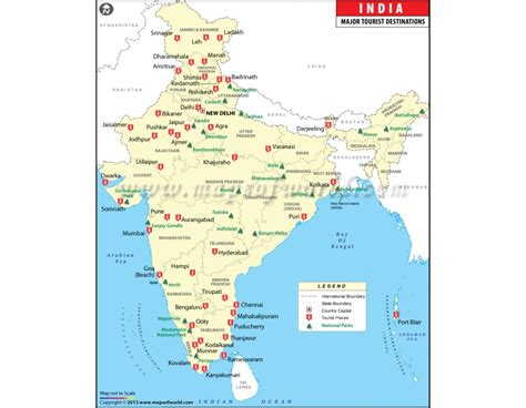 Best Tourist Places In India Map - Map of world