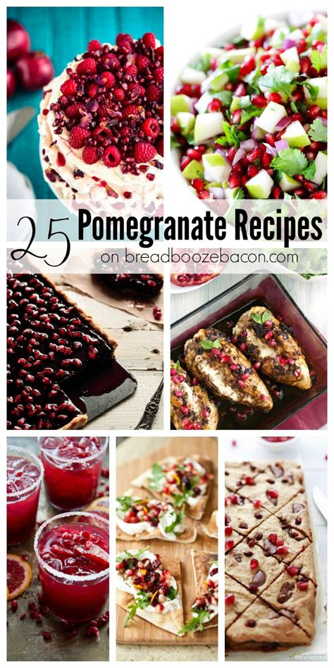 25 Pomegranate Recipes - Bread Booze Bacon