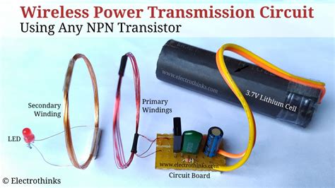 Wireless Electricity Transmission Circuit Diagram