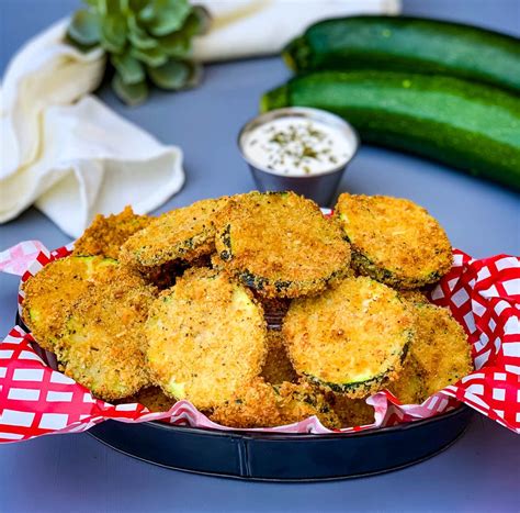 Easy Air Fryer Zucchini Chips + {VIDEO}