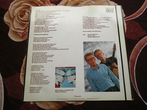 THE PROCLAIMERS LETTER FROM AMERICA ORIGINAL 1987 CHRYSALIS RECORDS UK ...