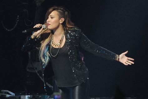 DEMI LOVATO Performs at Neon Lights Tour in Sao Paulo – HawtCelebs