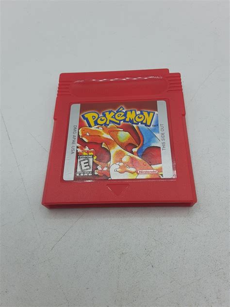 Pokemon Red Version Nintendo Game Boy Authentic Cartridge Only New Battery Works 45496730734 | eBay