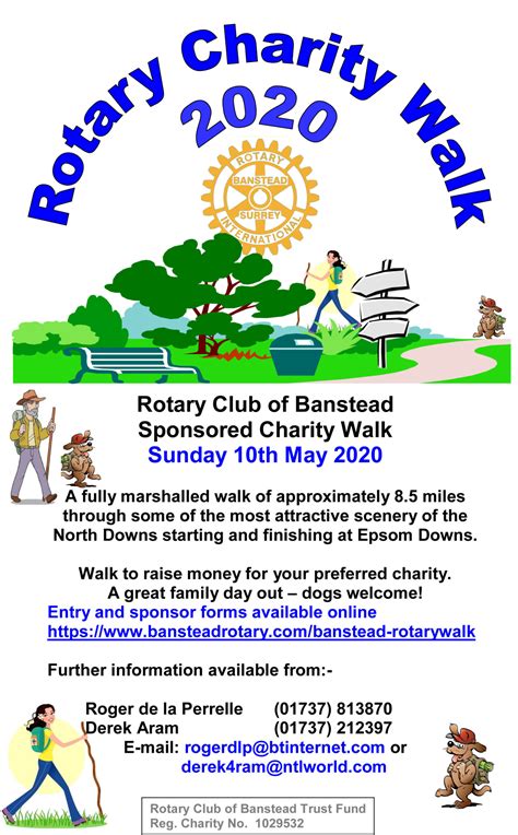 Banstead Rotary Charity Walk #CharityWalk with @BansteadRotary