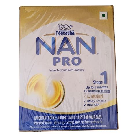 Nestle Stage 1 Nan Pro Milk Powder, 400g, Box at Rs 690/kg in Ujjain | ID: 26434309630