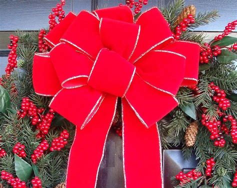 Christmas Bows/Ribbon - Elegant Holidays Inc. - Handmade Custom Wreaths ...