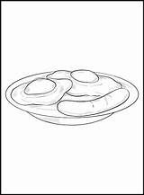Ham Coloring Page sketch template