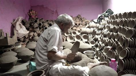 Clay Pottery Production Dharavi Mumbai India Stock Footage Video (100% ...