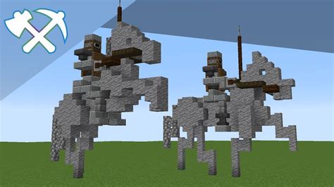 How to Build Small Knight Statues in Minecraft