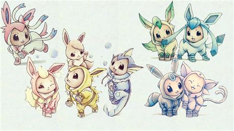 Cute Eeveelutions Wallpapers - Top Free Cute Eeveelutions Backgrounds - WallpaperAccess