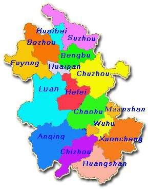 Anhui Map